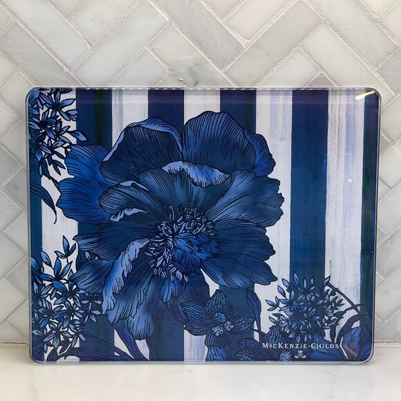 MacKenzie-Childs Royal Englis Garden Glass Cutting Board-NEW - Picture 10 of 16